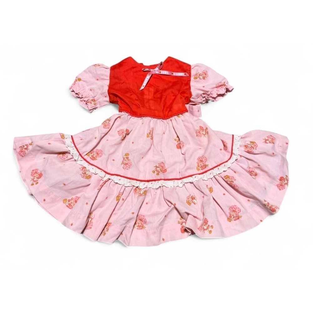 Vintage strawberry shortcake handmade frilly dress